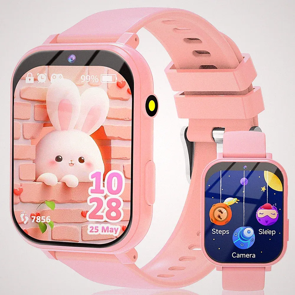 clleylise Kinder Smartwatch für Jungen Mädchen Smartwatch für Kinder Fitnessuhr