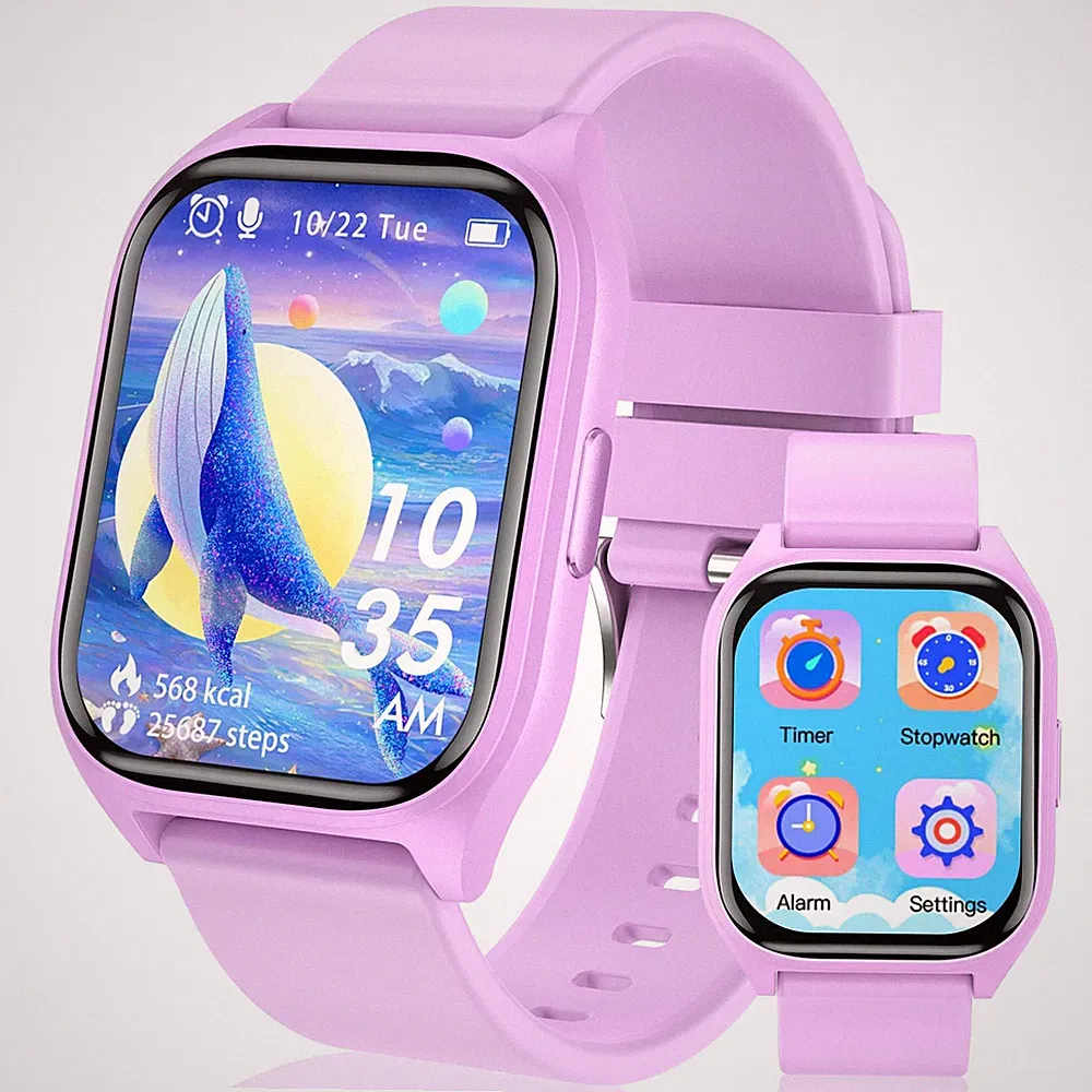 Clleylise Smartwatch für Kinder Fitnessuhr mit 19 Sportmodi & Schlaftracker