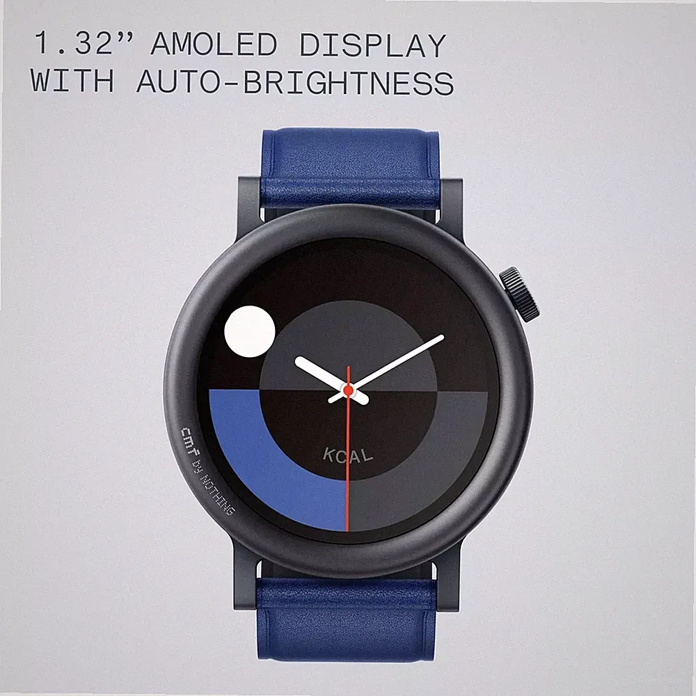 CMF by Nothing Watch 2 Pro Blau 1,32" AMOLED Gestensteuerung GPS Smartwatch