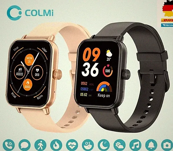 COLMI P81 Smartwatch 1,9" Voice Call 24H Health Monitor 100+ Sportmodi
