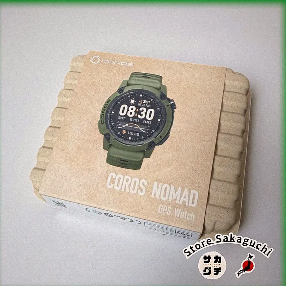 COROS NOMAD GPS-Uhr grün zum Laufen Schwimmen Skifahren Angeln Training