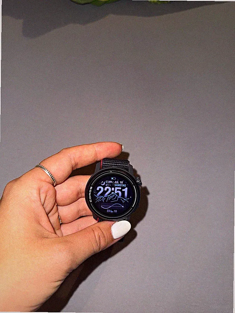 COROS PACE 3 Smartwatch 24 mm Schwarz Touchscreen Textilarmband Android iOS