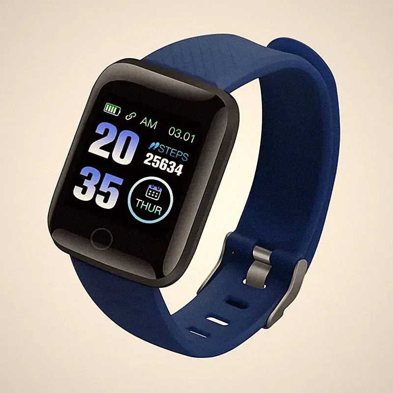 D13 Bluetooth Sport Smartwatch Armband Pulsuhr Fitness Tracker für Damen Herren
