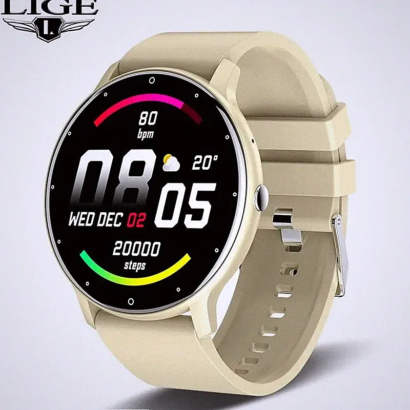Damen Smart Band Uhr - Zeit Wettervorhersage Aktivität Uhren Monitor Damen