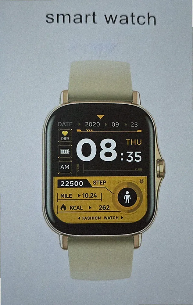 Damen Smart Watch, neu, Farbe: Rotgold mit Metallarmband