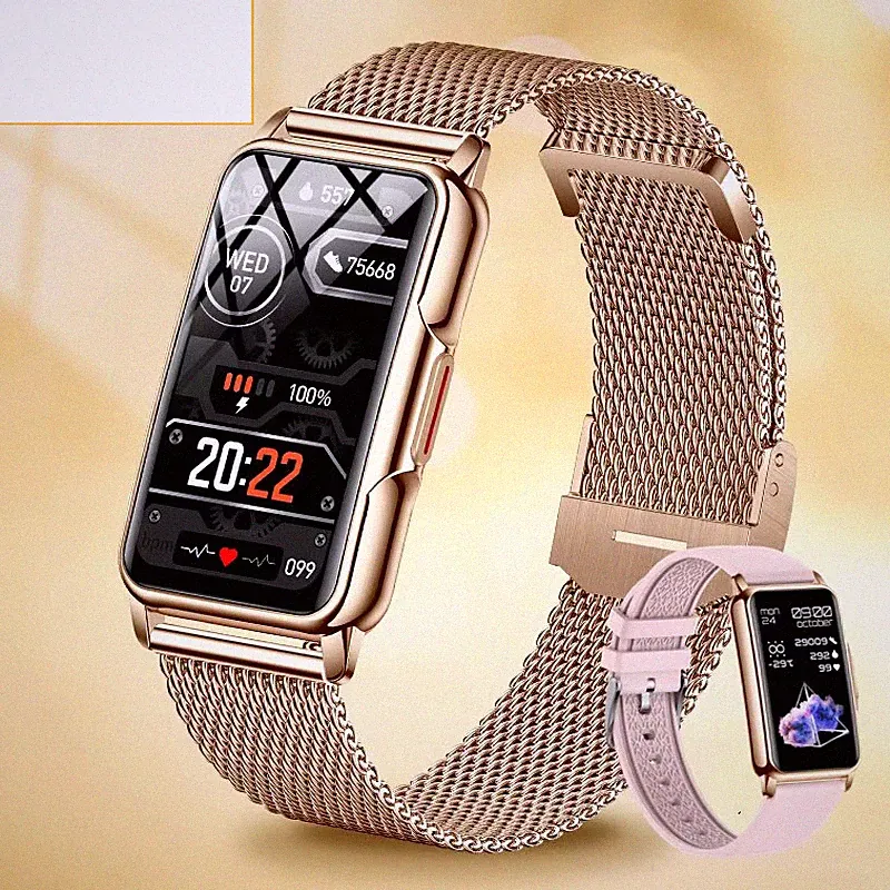 Damen Smartwatch,Voller Touchscreen,Bluetooth Anruf,Wasserdicht Smartuhr Frauen