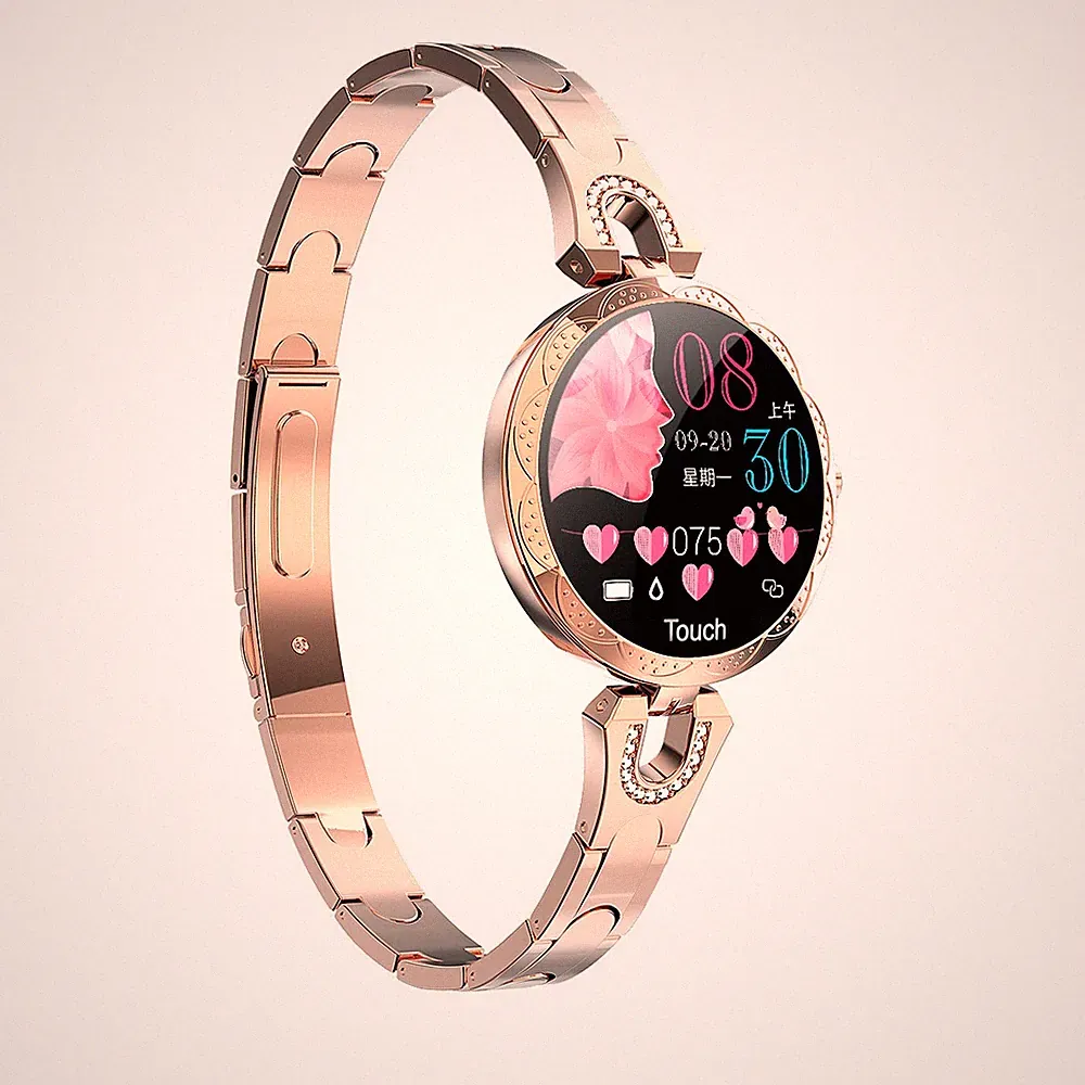 Damen Smartwatch - Wasserdicht, Herzfrequenzmonitor, Sportliches Wearable