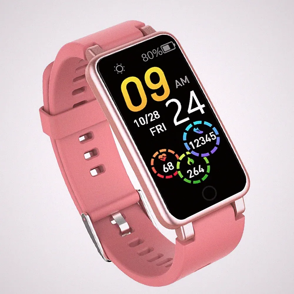 Dauerhaft Smartwatch Sport Tracking -Funktionen Schlankes Design Kompatibilität