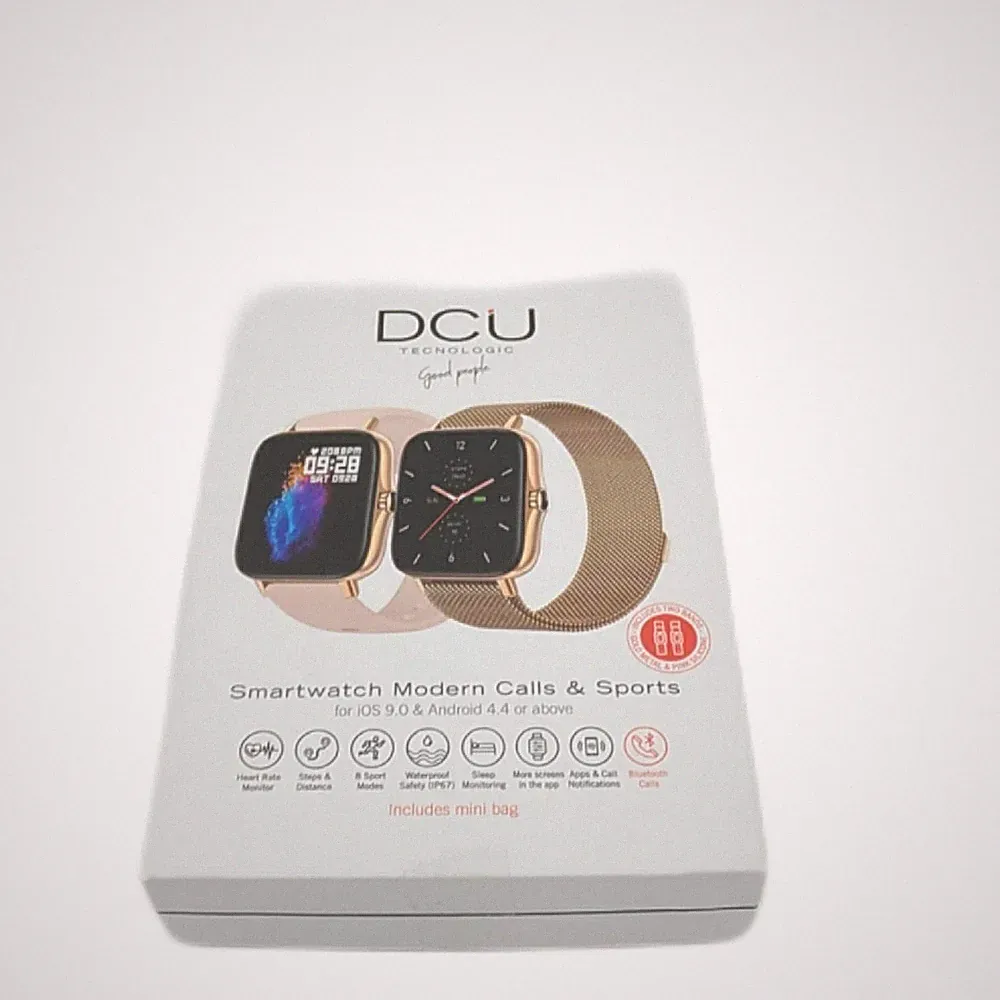 DCU TECNOLOGIC Moderne Smartwatch Smartwatch-Anrufe App-Benachrichtigungen &