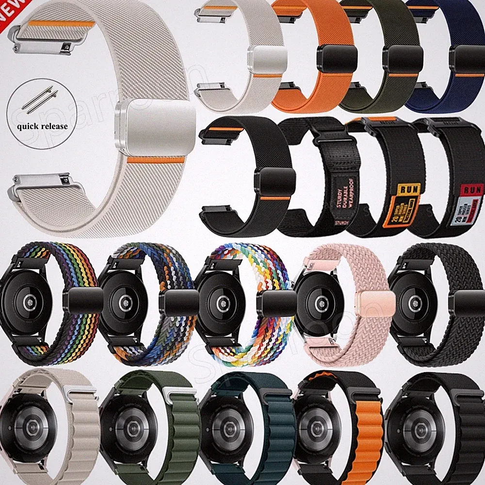 DE Ersatz Nylon Armband Für Fossil Gen 6 5 5E 44mm/Gen 5 LTE 45mm/Q Gazer/Wander