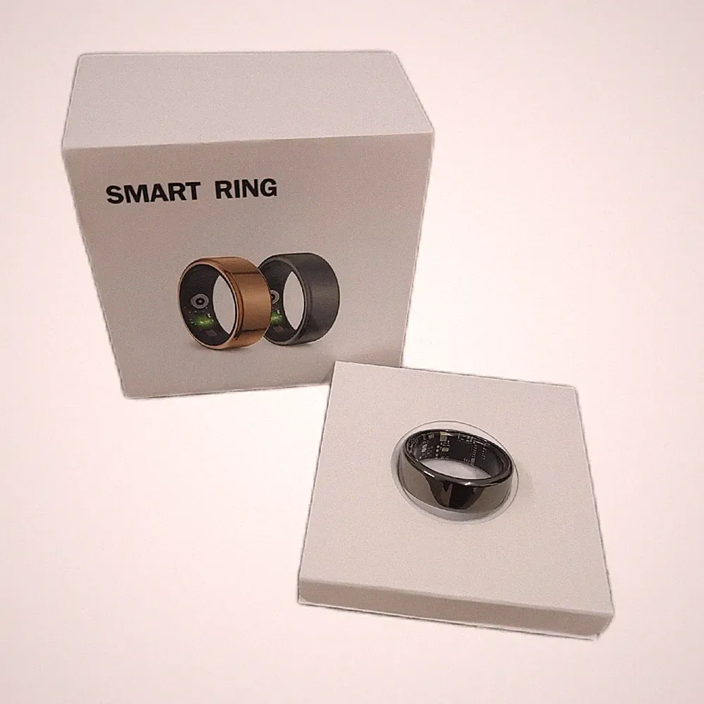 DEKELIFE Smart Ring Herren Damen Smartring Fitness Tracker Gr 12 ohne Ladekabel