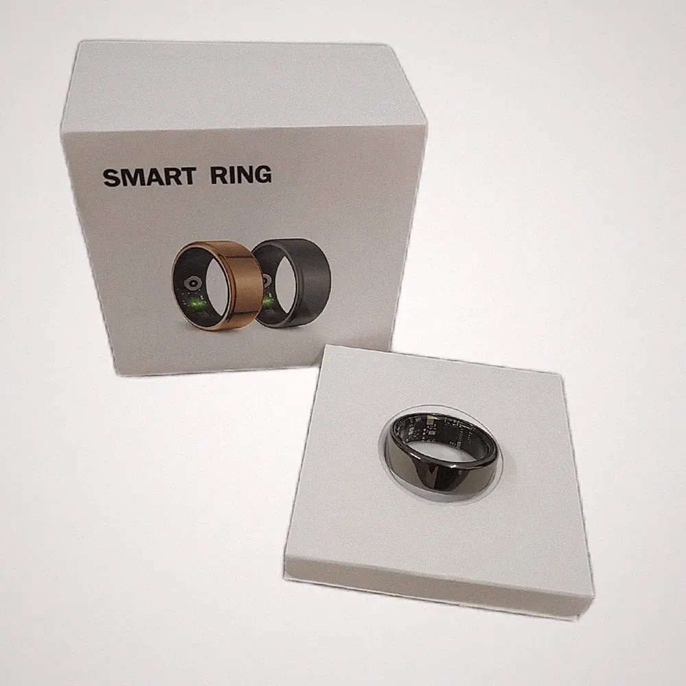 DEKELIFE Smart Ring Herren Damen Smartring Fitness Tracker Gr 12 ohne Ladekabel