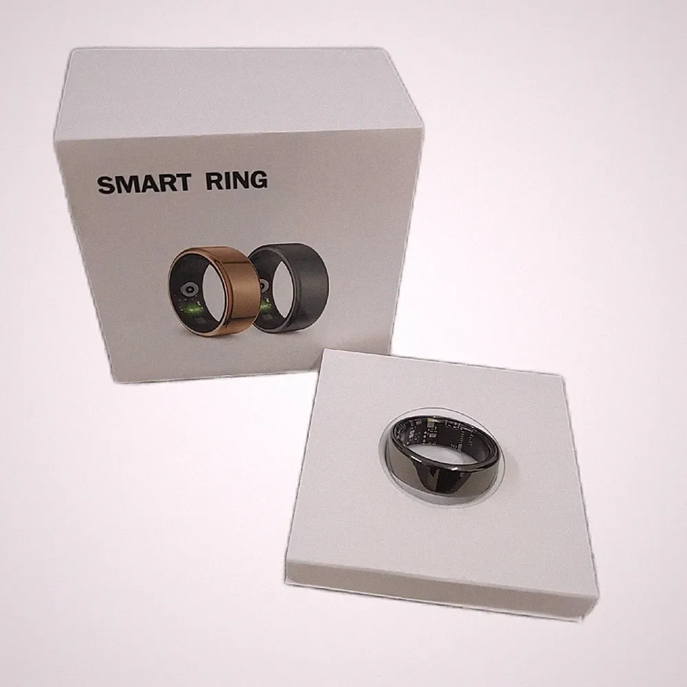 DEKELIFE Smart Ring Herren Damen Smartring Fitness Tracker Gr 12 ohne Ladekabel