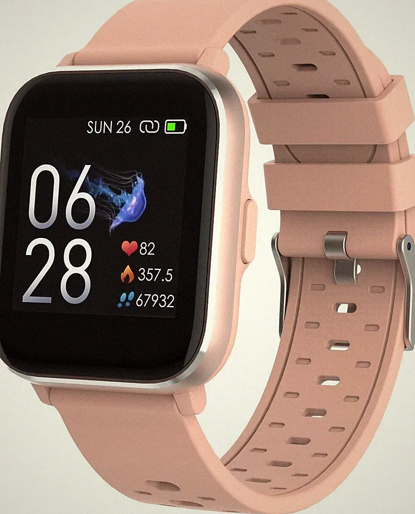 Denver SW-162 Smartwatch rosa 5 Sportmodi IPS-Touchscreen Schlafüberwachung