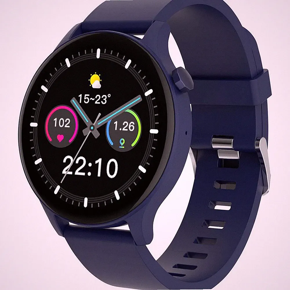 Denver SWC-338BU Smartwatch Fitnessuhr Herzfrequenzmesser Wearables Tracking-Uhr