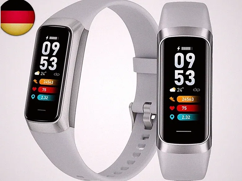 DIAWAY Smartband C60 Fitness Armband mit Bluetooth - Smartwatch Herren Damen