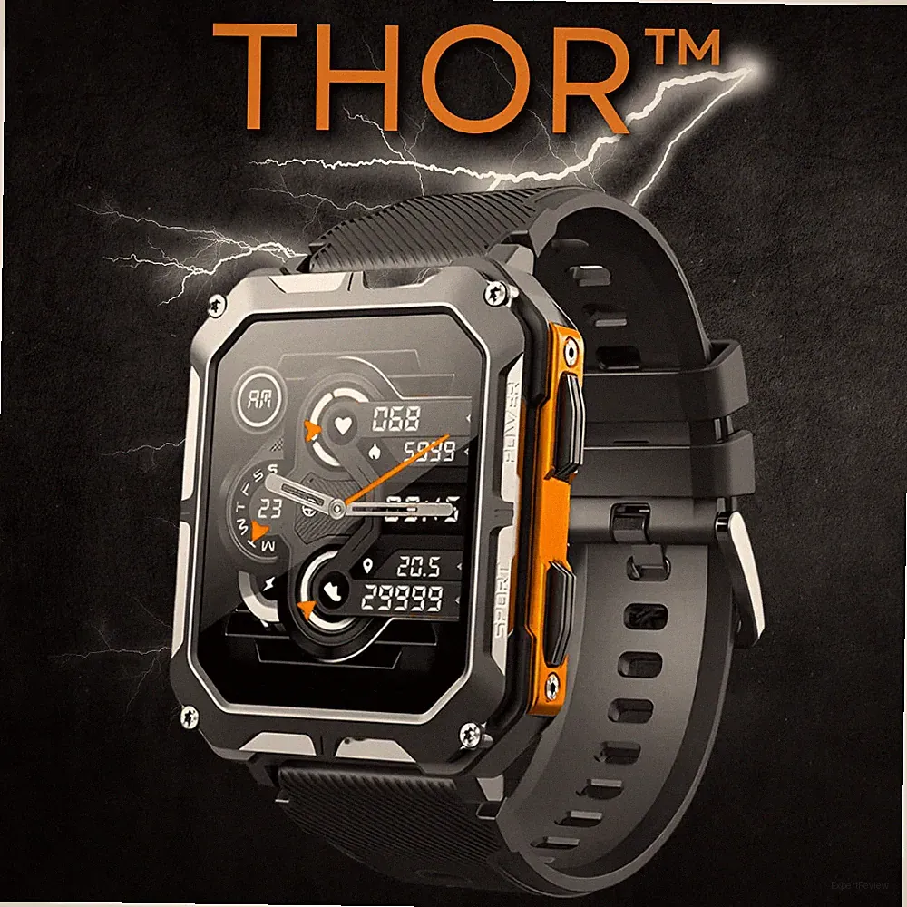 Die stabilste Smartwatch Njordgear North511 Stahlgear Thor Handwerker Uhr B-WARE