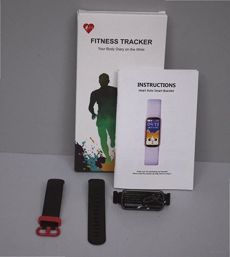 Digeehot Fitnessuhr für Kinder, Aktivitätstracker, Smartwatch für Kinder Schwarz