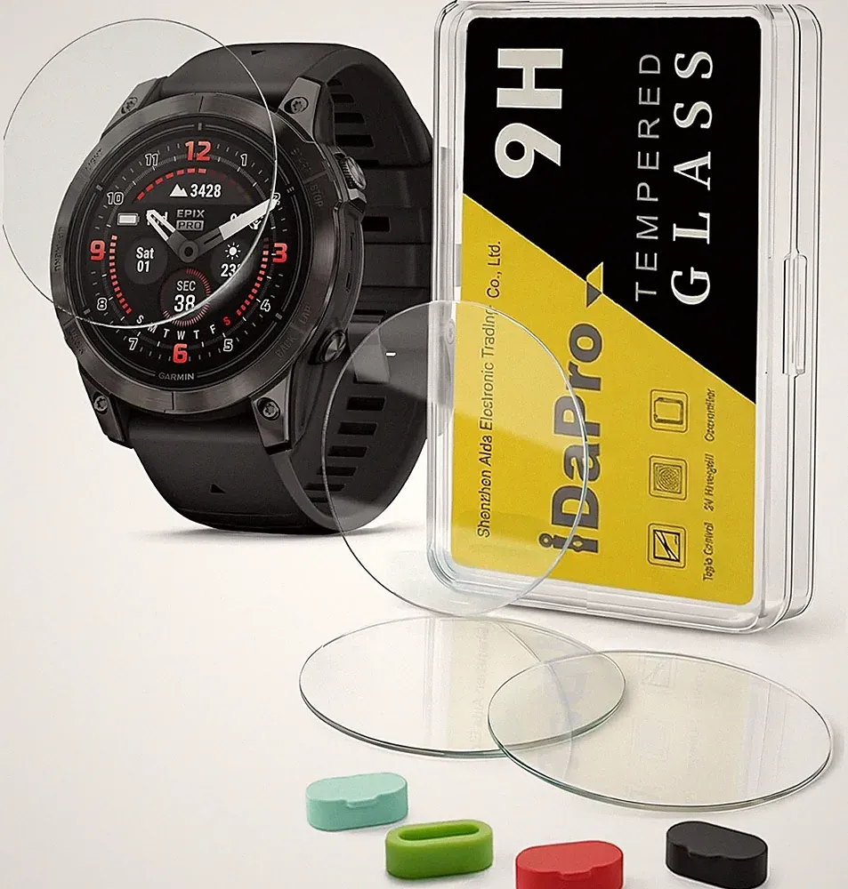 Displayschutzfolie für Garmin Epix Gen 2 Smartwatch Gehärtetes Glas Kratzfest