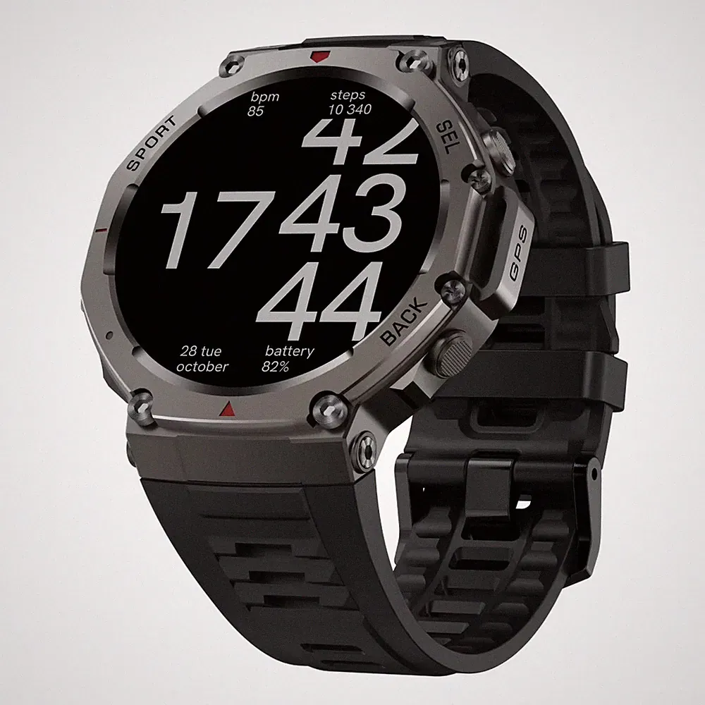 DM58 GPS Smartwatch 1,43 Zoll AMOLED Display unterstützt GLONASS BDS Galileo Navic
