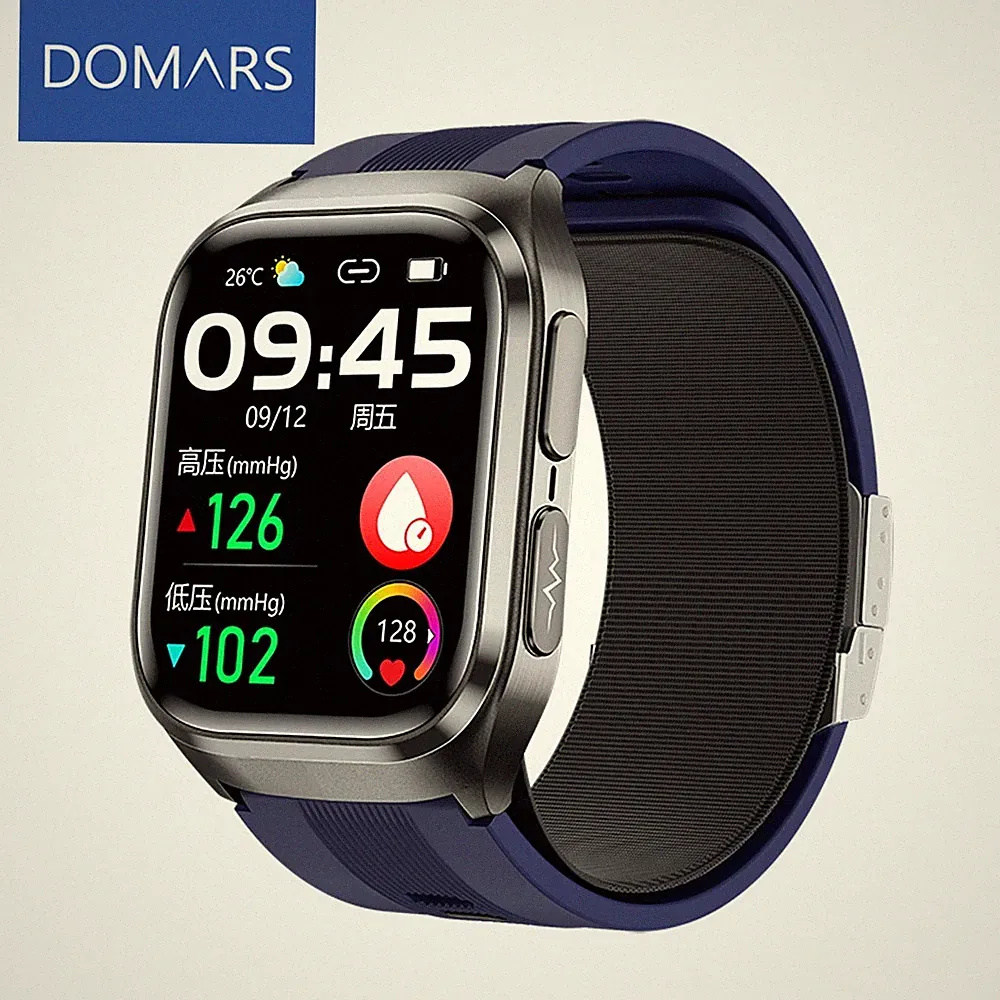 Domars Smartwatch Damen Herren,Sport,Schlafen und Gesundheitsmonitoring Etc