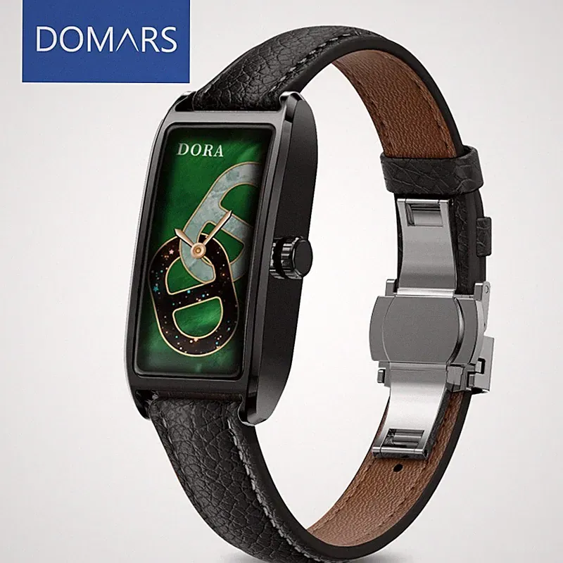 Domars Smartwatch Damen mit Schlafüberwachung Erinnern Schrittzähler Sportmodi