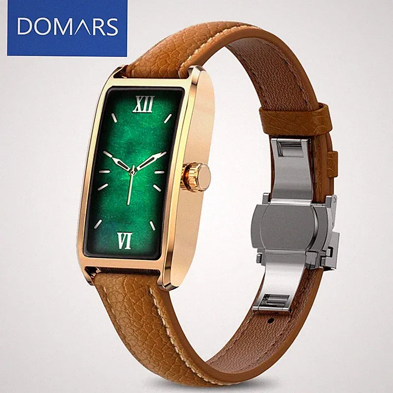 Domars Smartwatch Damen mit Telefonfunktion Erinnern Sportmodi Schrittzähler