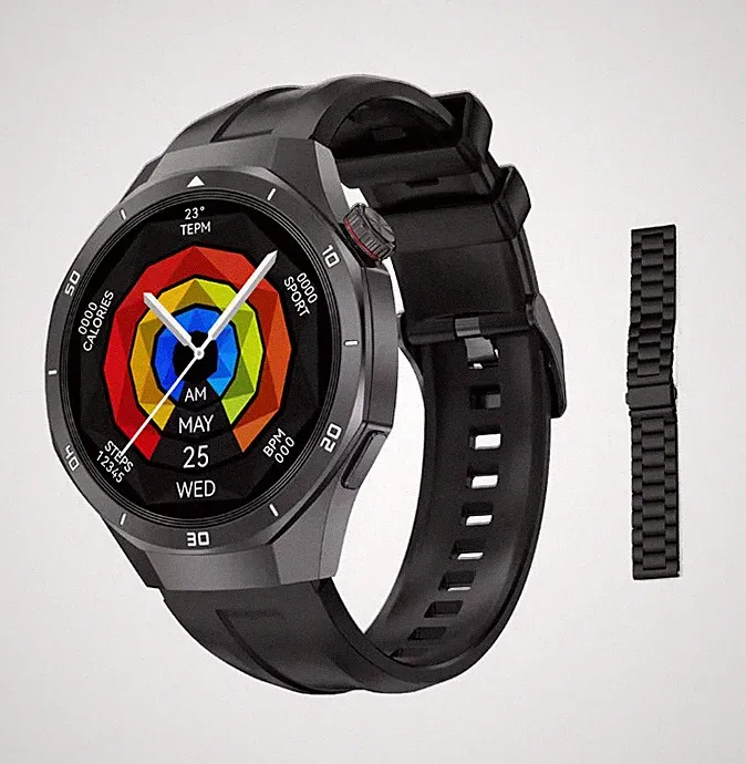 DT5 Pro Smartwatch 1.46 Zoll HD Bluetooth Anruf Fitness Musik Uhr Herren Damen