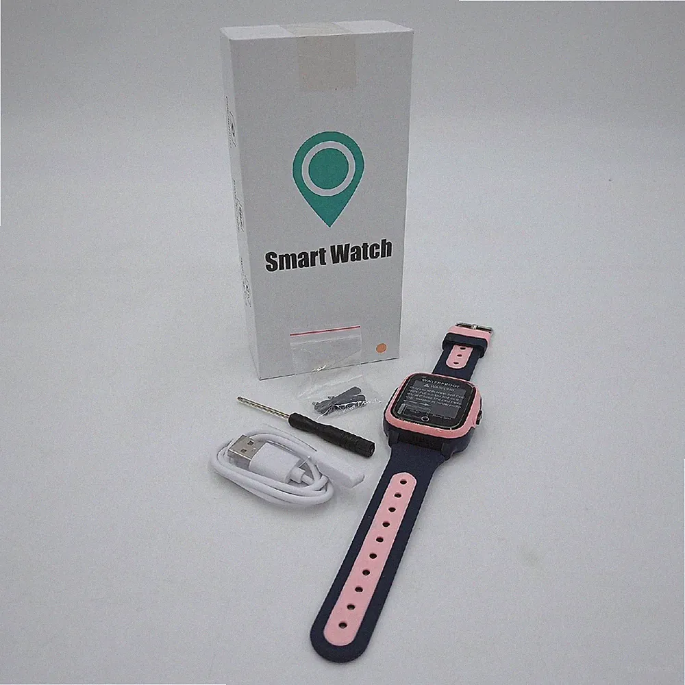 DUTERI Kinder Smartwatch Uhren GPS Modell Pink Mädchen Kommunikation Sicherheit
