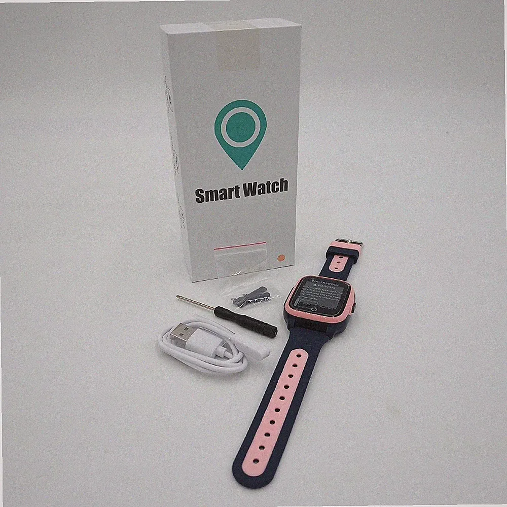 DUTERI Kinder Smartwatch Uhren GPS Modell Pink Mädchen Kommunikation Sicherheit