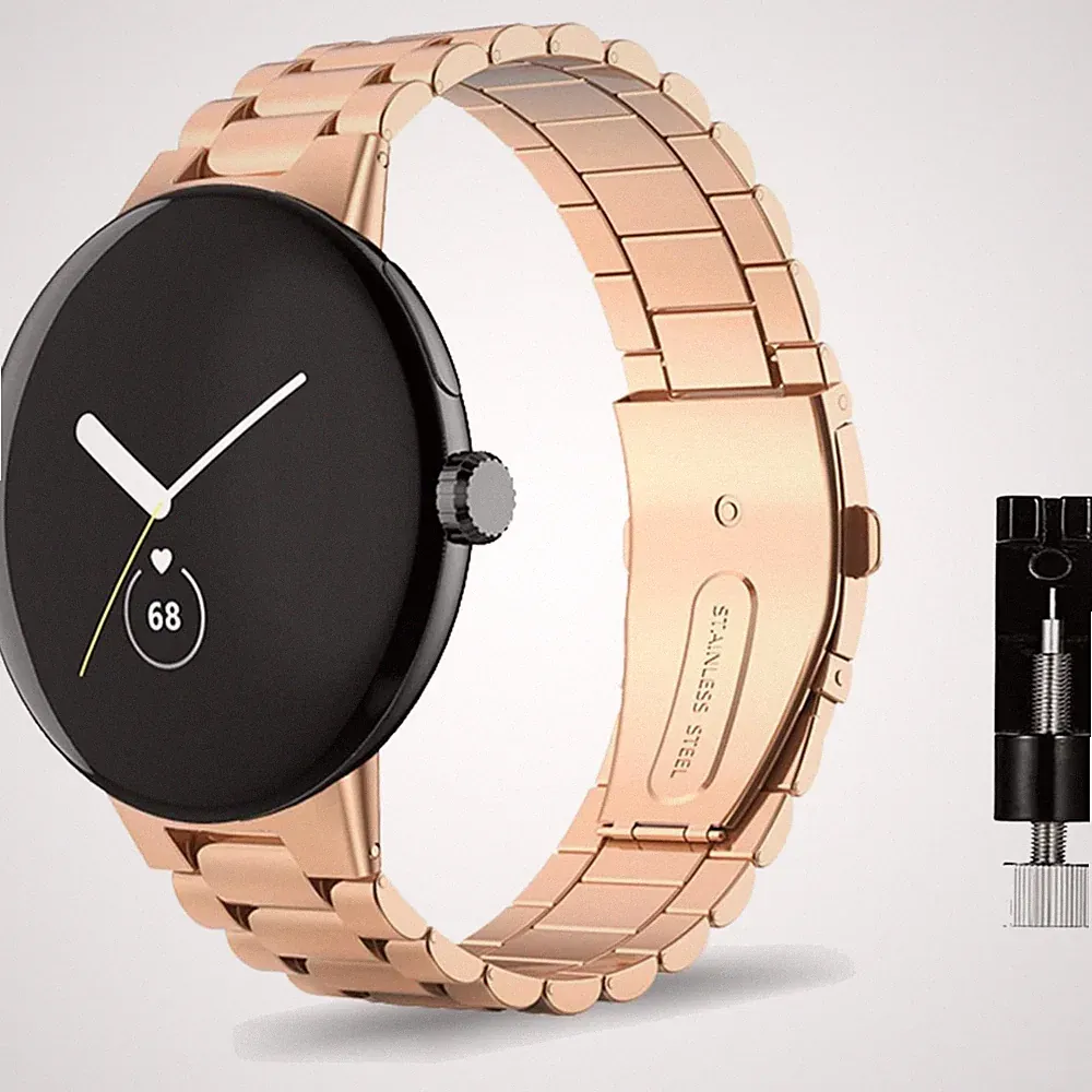 Edelstahl Armband für Smartwatch 41mm Damen Herren Magnetverschluss