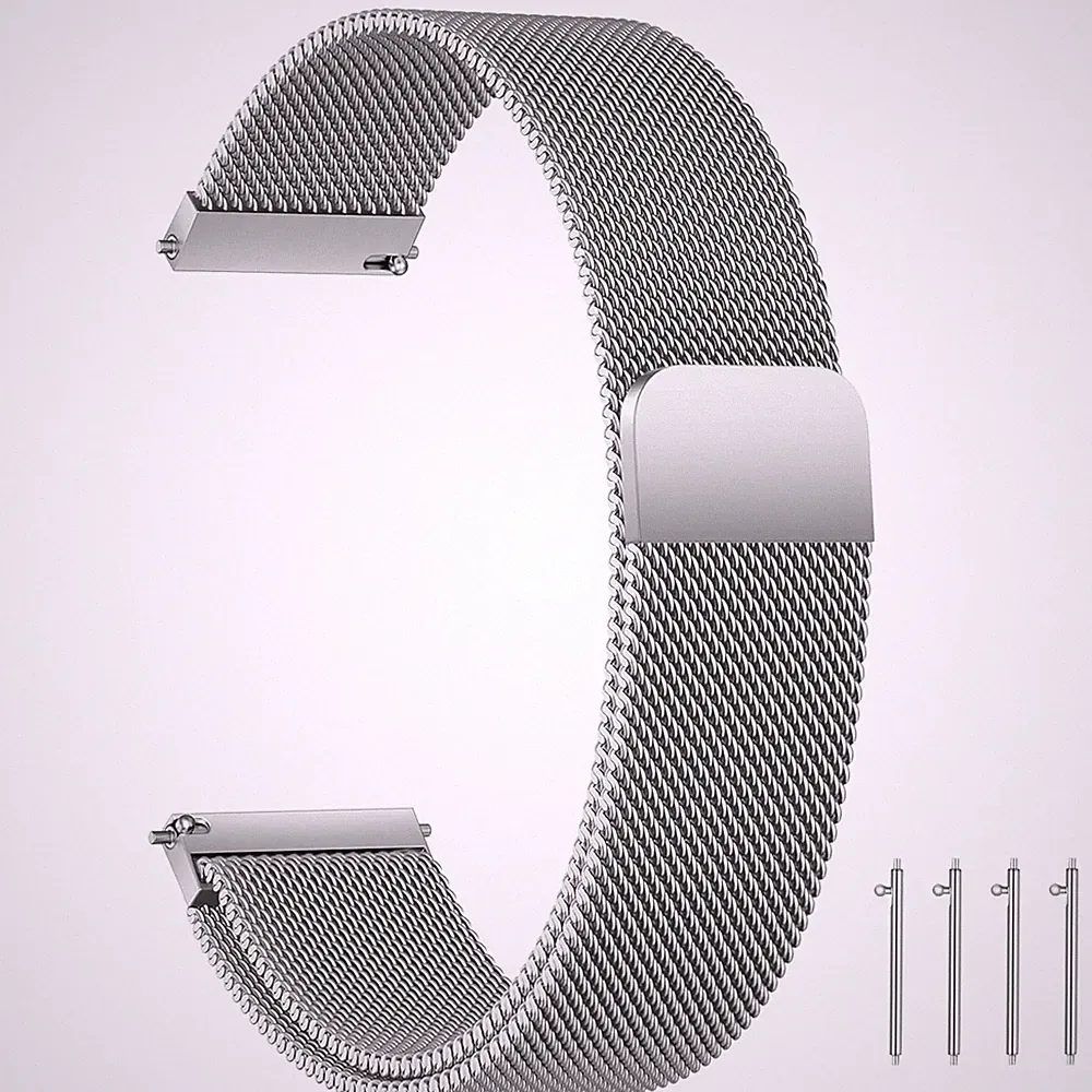 Edelstahl Mesh Uhrenarmband Magnetverschluss Smartwatch Ersatzband Damen Herren