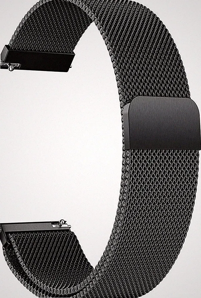 Edelstahl Mesh Uhrenarmband Metall Magnetverschluss für Smartwatch Damen Herren