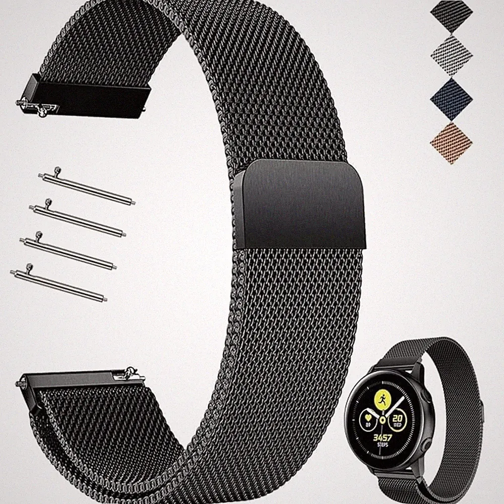 Edelstahl Mesh Uhrenarmband Smartwatch Sport unisex Magnetverschluss