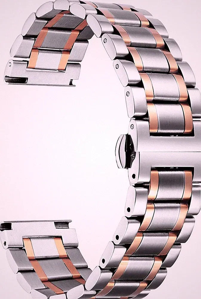 Edelstahl Uhrenarmband 12mm-24mm Premium Metall Ersatzarmband für Smartwatch