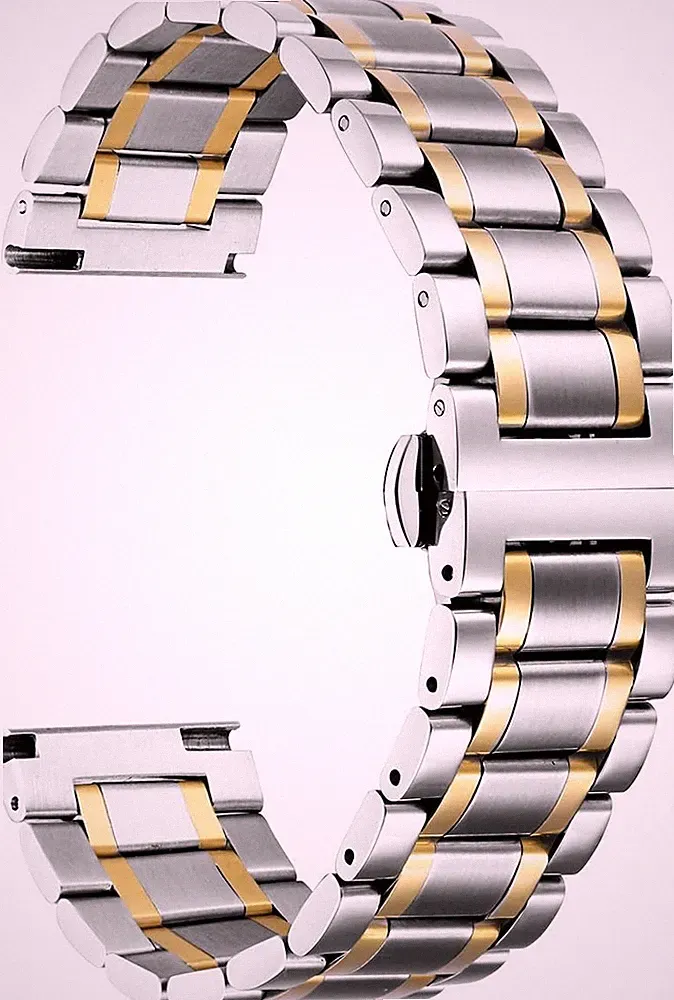 Edelstahl Uhrenarmband 12mm-24mm Premium Metall Ersatzarmband Smartwatch Herren