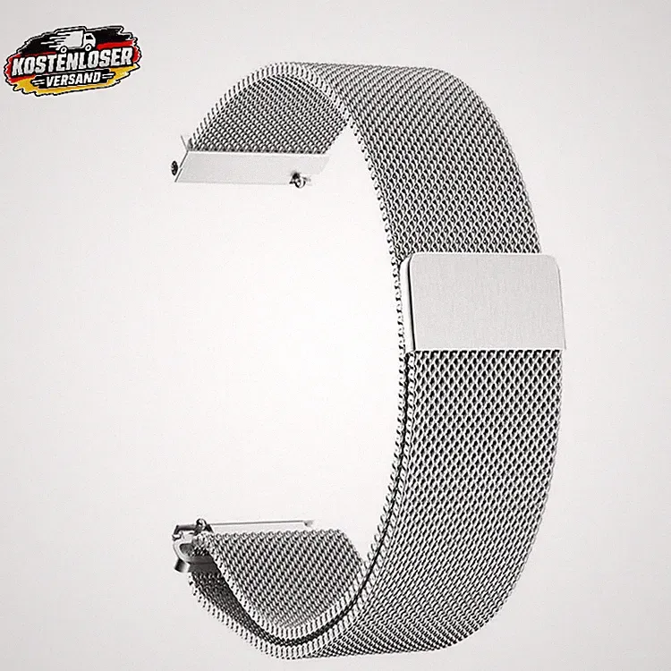 Edelstahl Uhrenarmband Magnetverschluss Schnellspanner Smartwatch Herren Damen