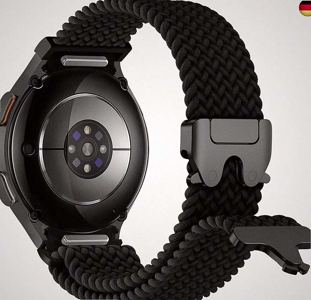 Ein Klick Geflochtenes Armband für Samsung Galaxy Watch 7 6 5 4 FE 40mm