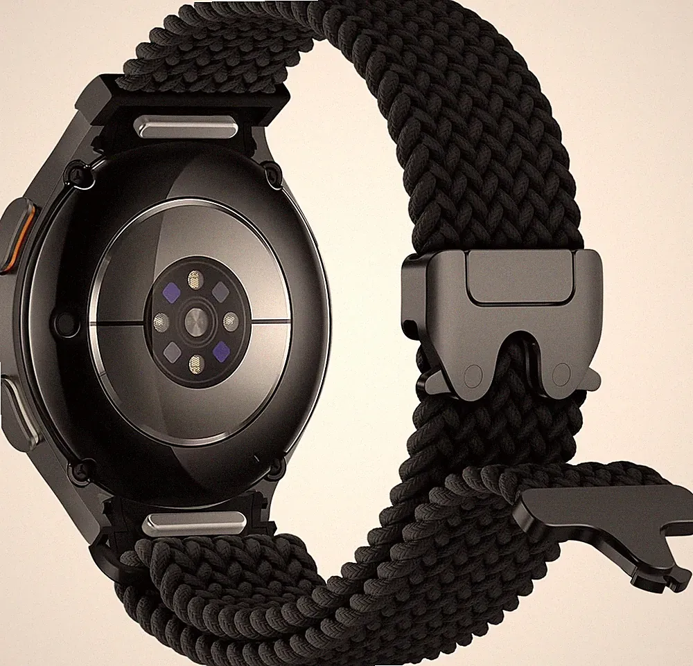 Ein Klick Geflochtenes Armband für Samsung Galaxy Watch 7 6 5 4 FE 40mm