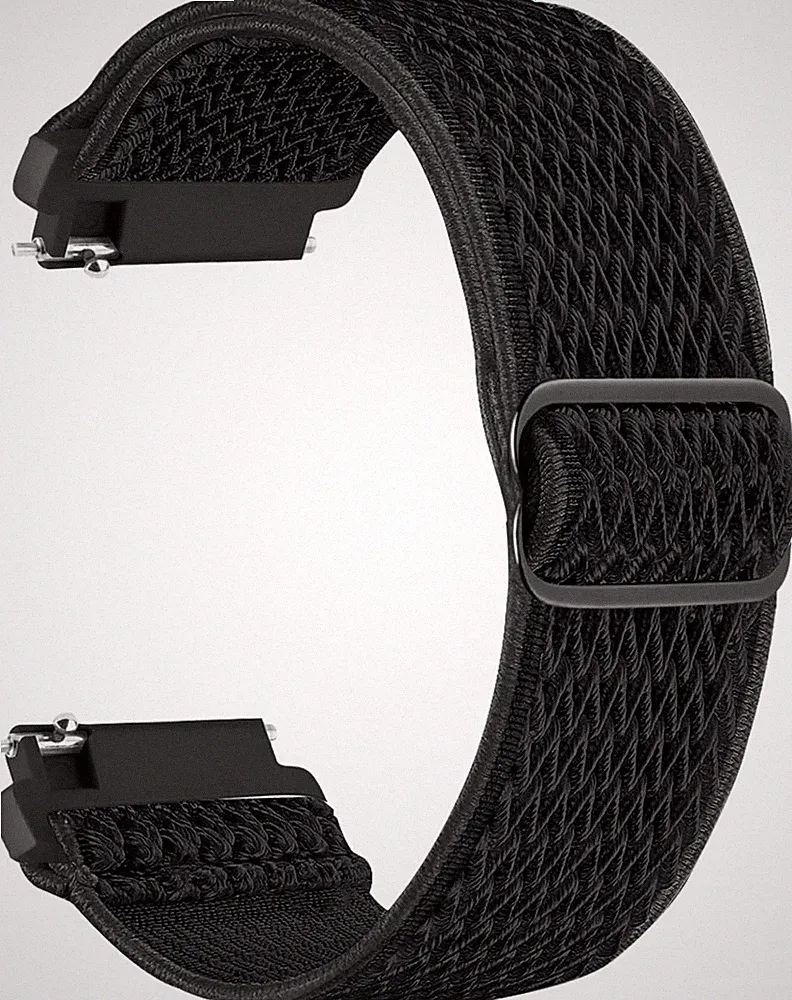 Elastische Nylon Uhrenarmband 16mm für Uhr, Smart Watch Verstellbare Aatmungsakt