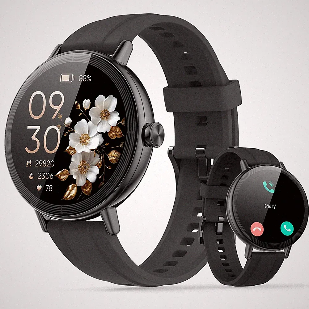 Elegante Damen Smartwatch mit Telefonie & HDTouch Ihr smarter FitnessPro