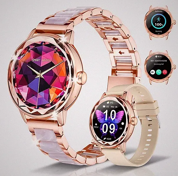 Elegante modische Smartwatch für Damen, Herstellungsjahr 2025