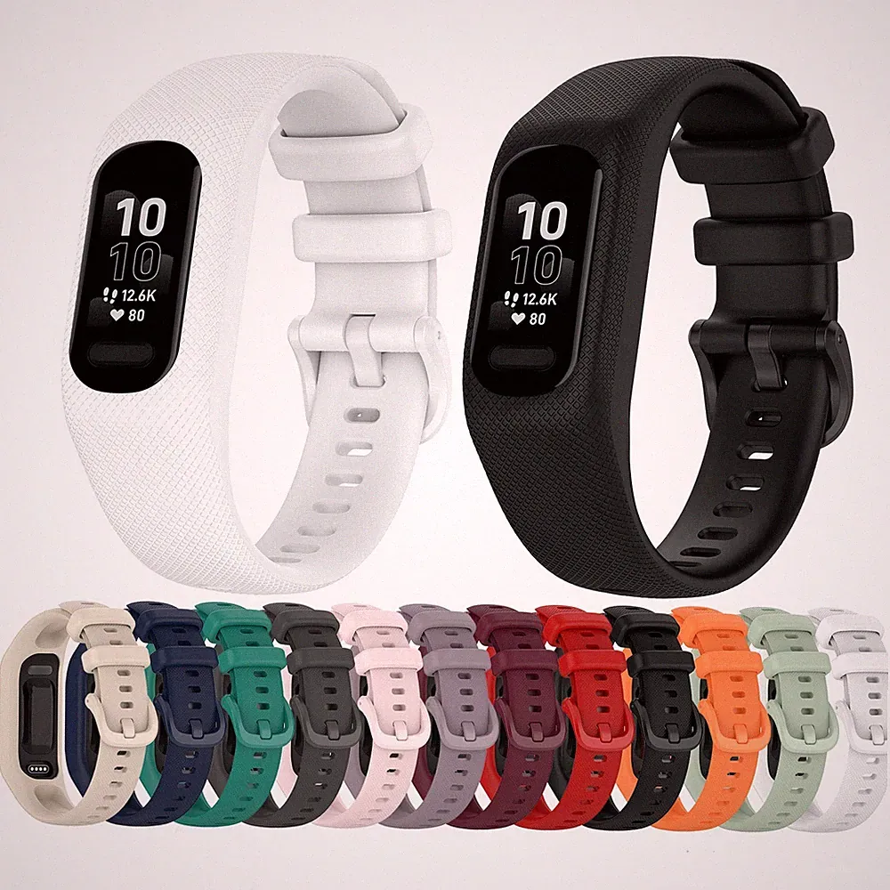 Ersatz-Armband Uhrenarmband für Garmin Vivosmart 5 / Smart 5 Silikonband