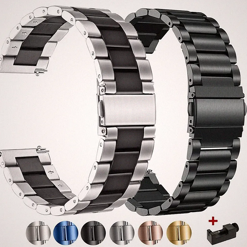 Ersatz Metall Armband Für Fossil Gen 6 5 5E 44mm/Gen 5 LTE 45mm/Q Gazer/Wander
