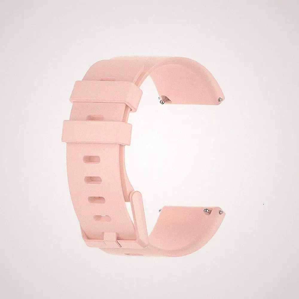 Ersatz Silikon Armband für Fitbit Versa 2 / Versa /Versa Lite Smartwatch Pink L