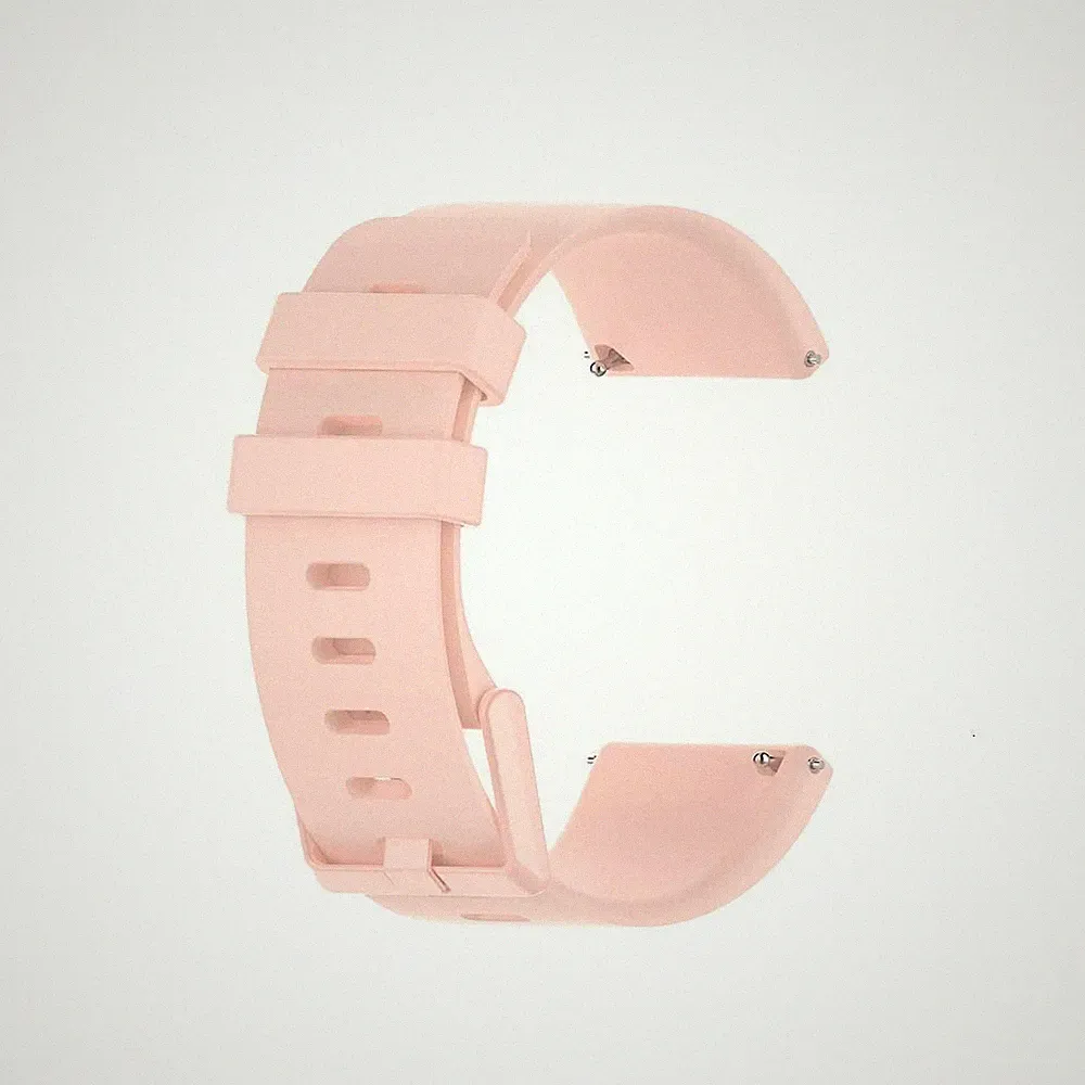 Ersatz Silikon Armband für Fitbit Versa 2 / Versa /Versa Lite Smartwatch Pink L