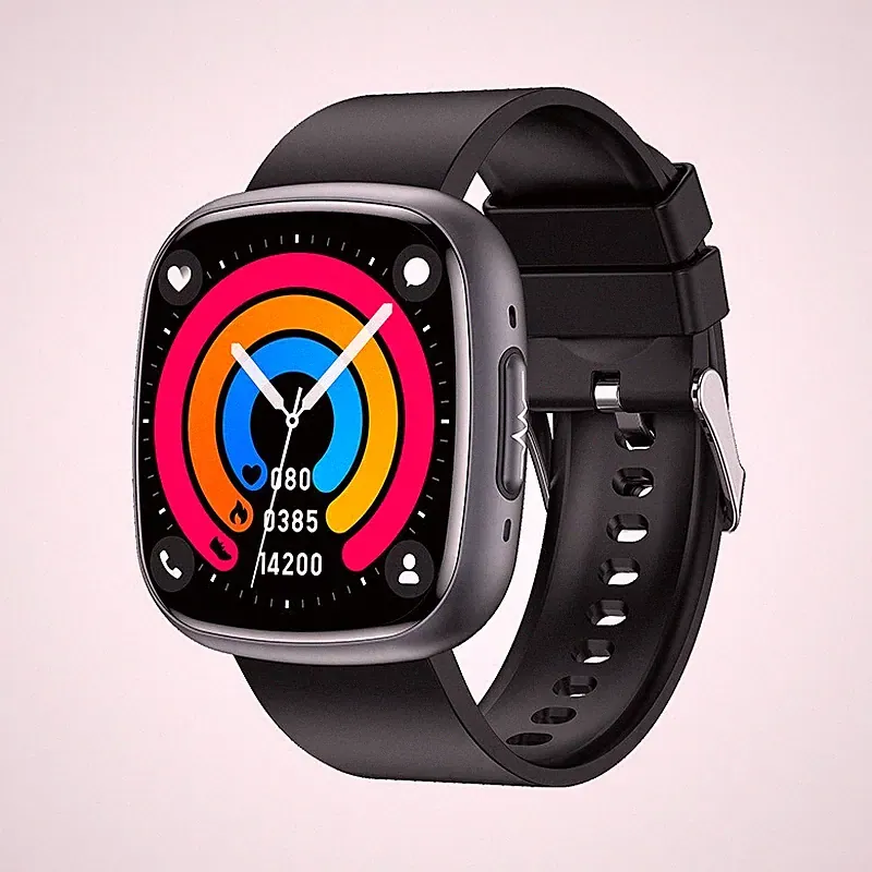 ET593 ECG+PPG Smartwatch Bluetooth Anruf Gesundheitsüberwachung SOS Wasserdicht