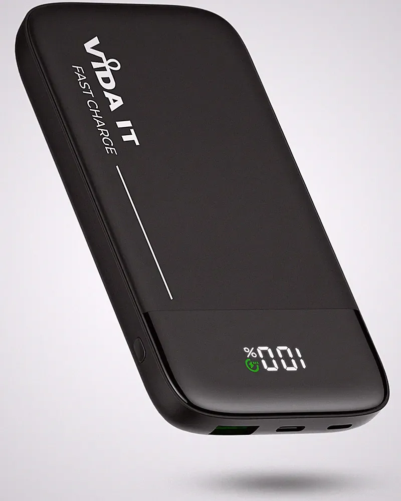 Fast Charge Powerbank mit LED Display Power Delivery Quick Charge 4.0 für Handy