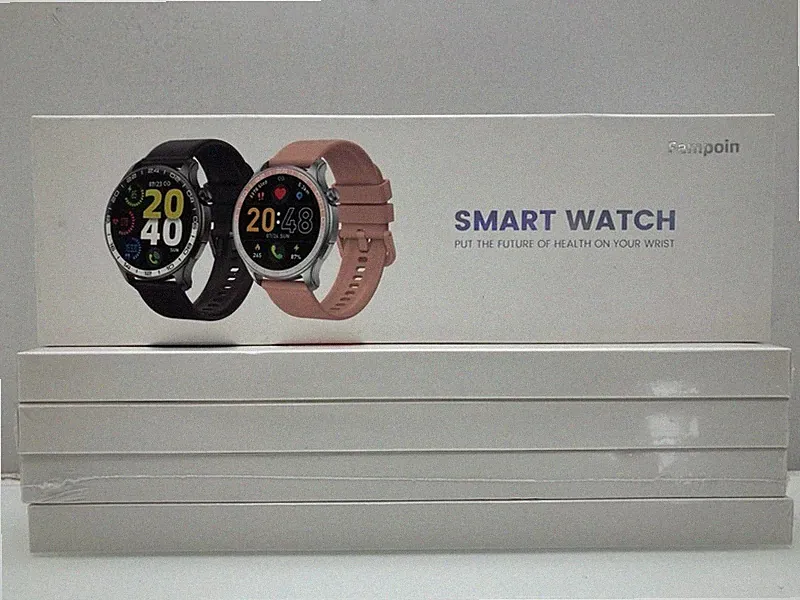 FemPoin Smart Watch 1,43" AMOLED Bluetooth Anruf Fitness Tracker x5 Restposten