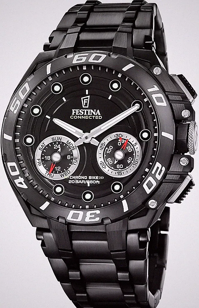 Festina Chrono Bike Connected Hybrid-Smartwatch (46 Mm) Schwarzes F20762/3 Uhr